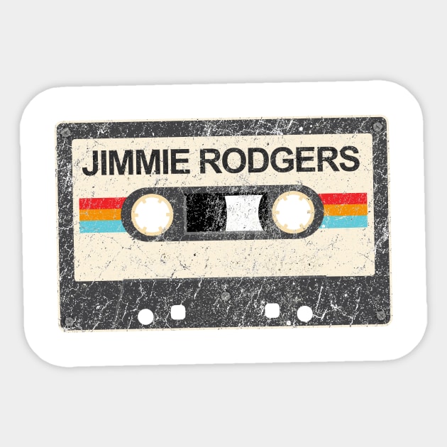 Jimmie Rodgers Sticker by kurniamarga.artisticcolorful